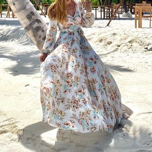 NEW Meghan los angeles begonia ivory dress